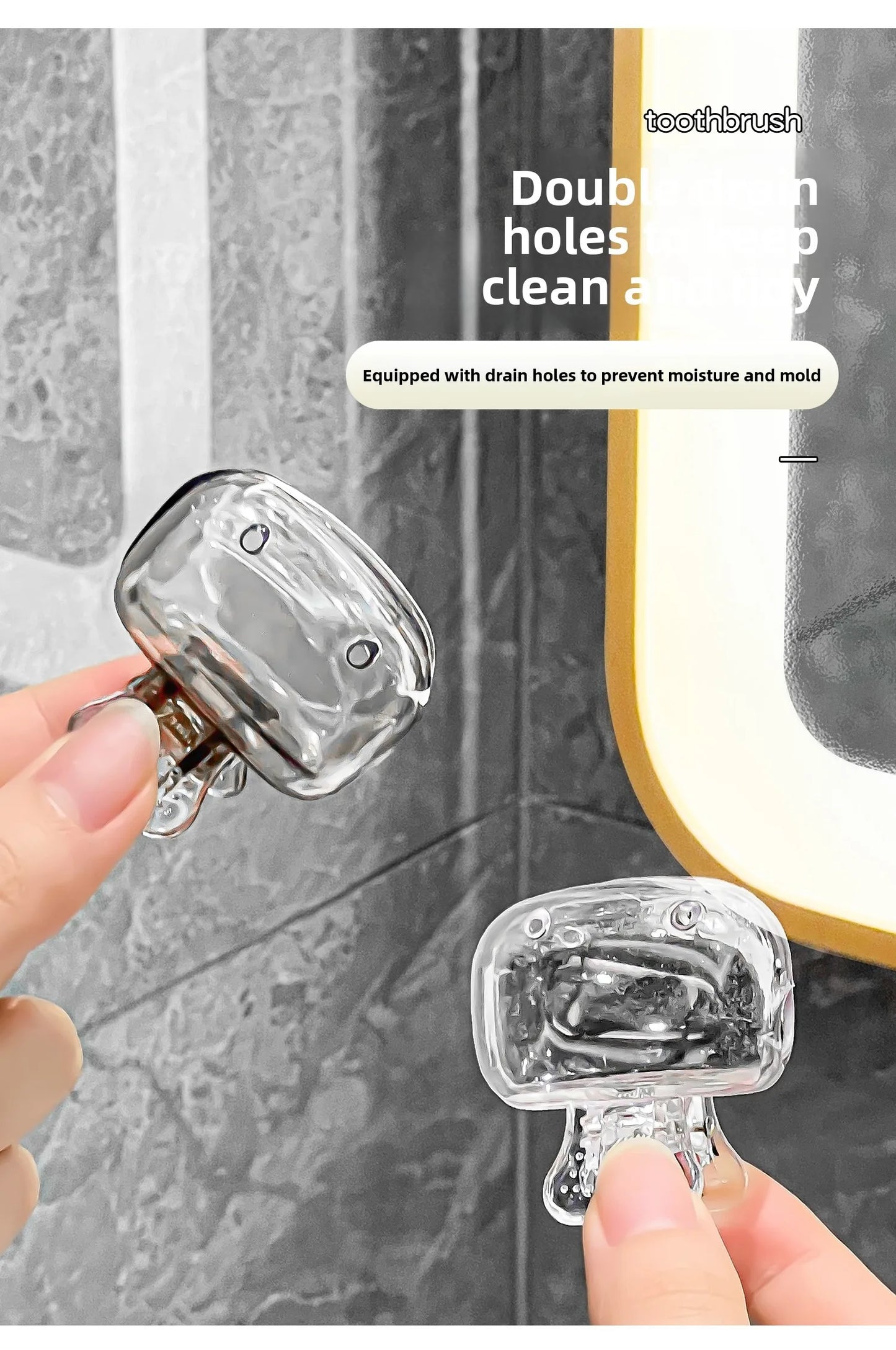 Protège-Brosse à Dents Portable (Lot de 2)