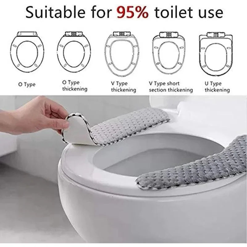 Housse de siège de toilette rembourrée