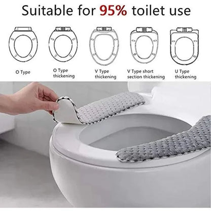 Housse de siège de toilette rembourrée