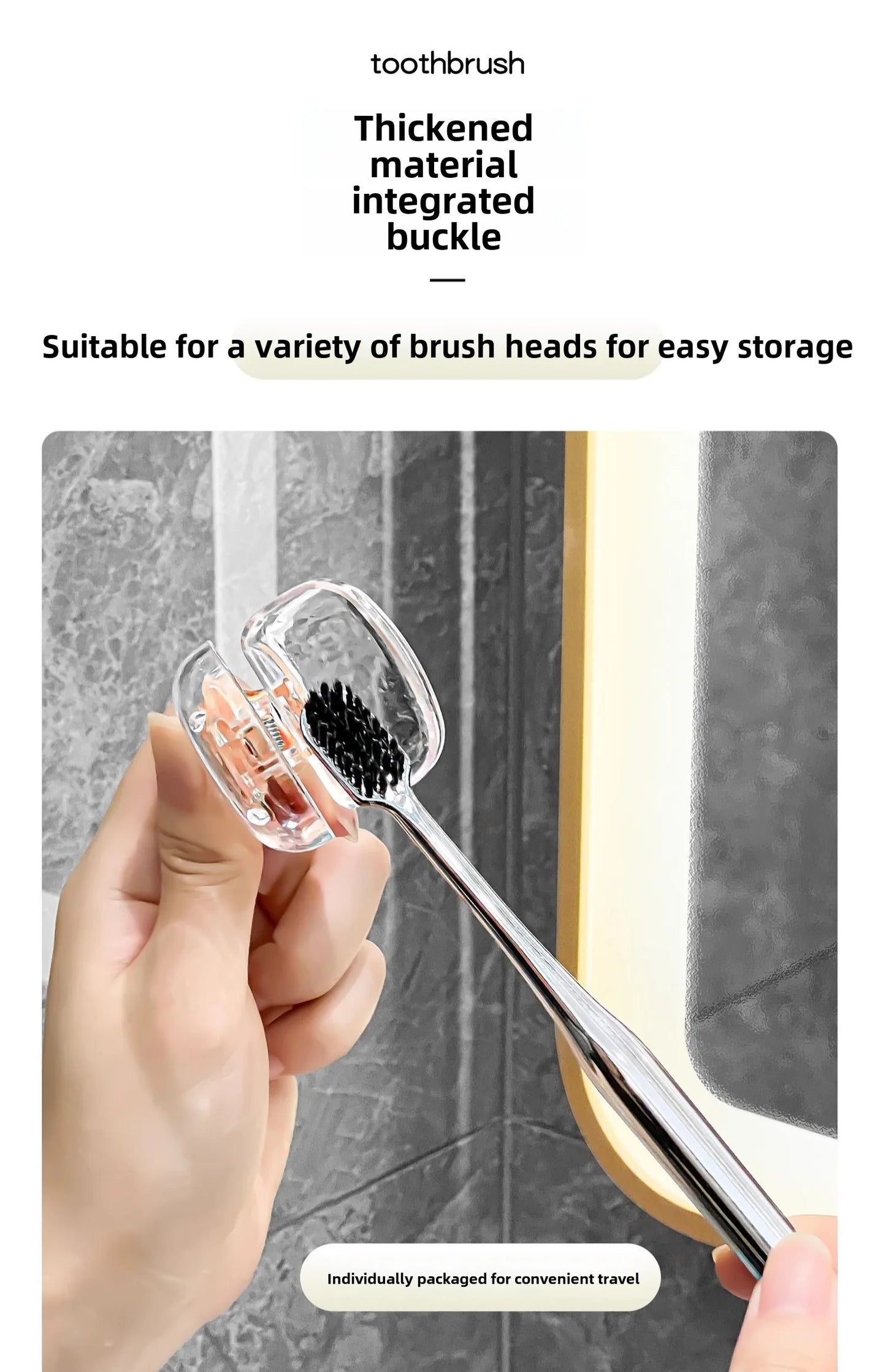 Protège-Brosse à Dents Portable (Lot de 2)